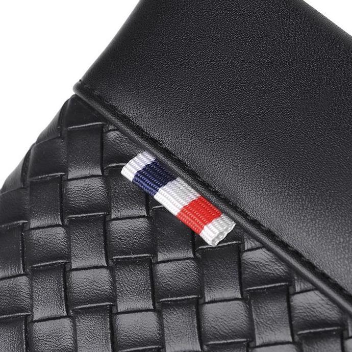 Tas Pria Junzidaishu 3019 Tas Tangan Clutch Pria Cowok Dompet Tangan Dompet Besar Kulit Tipis Serbag