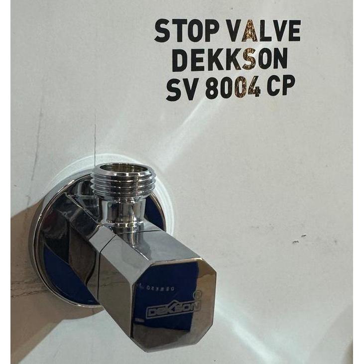 STOP VALVE 1 OUT DEKKSON SV 8004 CP GM MB Stop Kran Brass 1 Arah Stop Kran WC Kuningan Stop Valve Sh