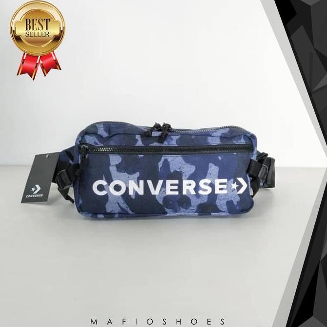 Tas Selempang Pria Tas Converse Hippack Camo Navy/Tas Converse/Tas Pinggang/Tas Selempang