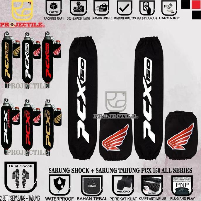 Sarung Shock + Sarung Tabung ADV PCX Ohlins ADV 150 / 160 Kiri Kanan