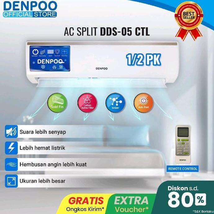 Terlaris Ac Denpoo Dds 05Ctl 1/2Pk