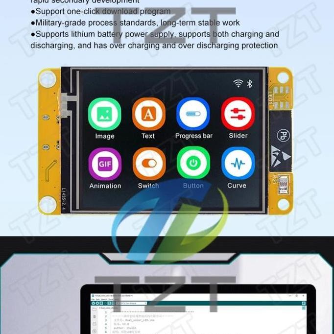 Ready Display ESP32 LVGL 2.4 inch Bluetooth Wifi Touch Screen TFT [SYALIS]
