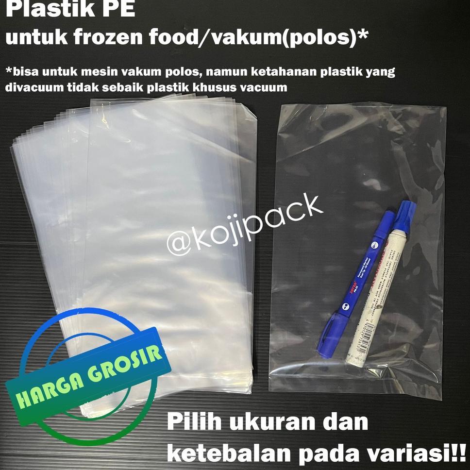 Plastik Pe Murni 12X20 12X25 15X20 18X30 20X30 23X35 15X25 25X38 28X40 30X50 40X60 60X100 Tebal 05 0