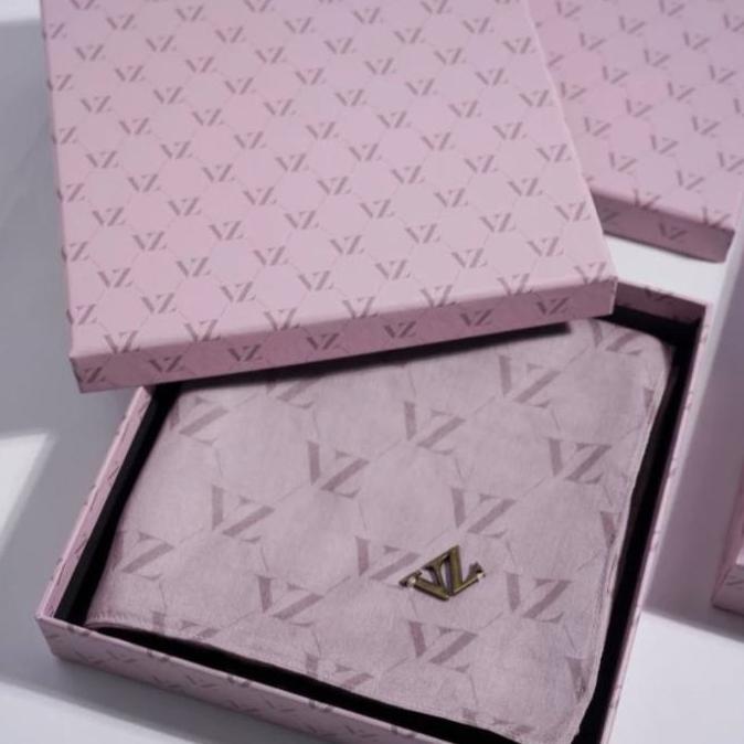 JUAL Vivi Zubedi Monogram Voal Scarf [Hijab Segi Empat] JUAL
