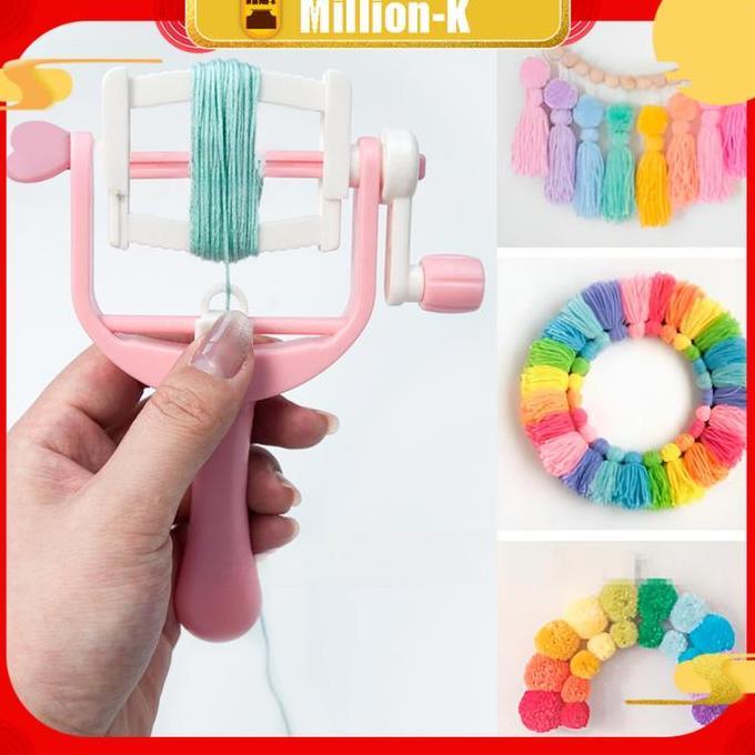 ZHURATMI Alat Merajut Otomatis DIY / Mesin Rajut Otomatis / Knitting Machine Rope Weaving PROTOK