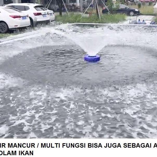 Terlaris Pompa Air Mancur / Multiple Aerator Untuk Kolam Ikan / Taman - 400Watt/220V Bahan Stainless