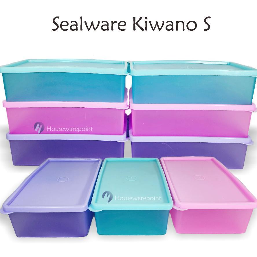 6 Pcs Toples Panjang / Tempat Makanan/ Kotak Plastik/ Tepak Makan Plastik (Kiwano Small)