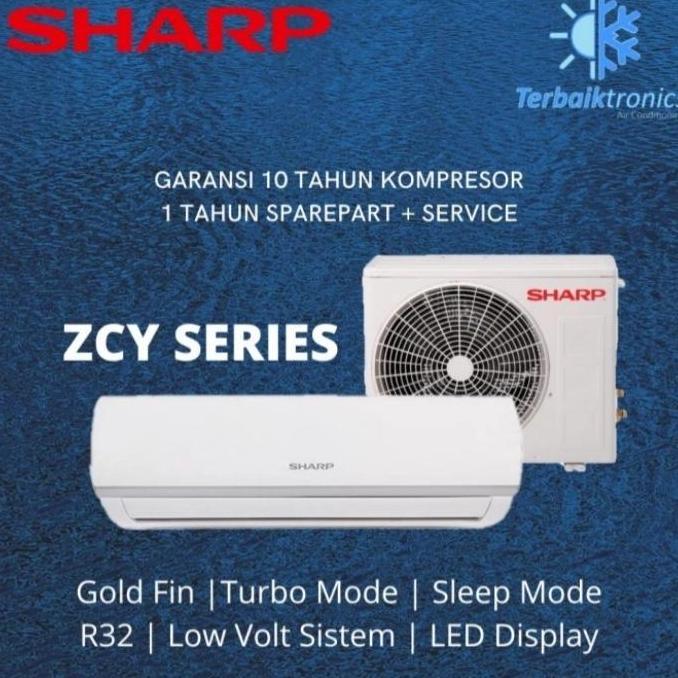 Terlaris Ac Split Sharp 0.5 Pk Ah-A5Ucy Standar Low Watt
