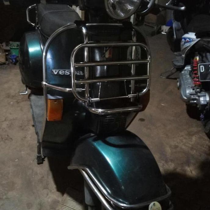 front rack vespa px exlusive excel super dll aksesoris vespa clasik