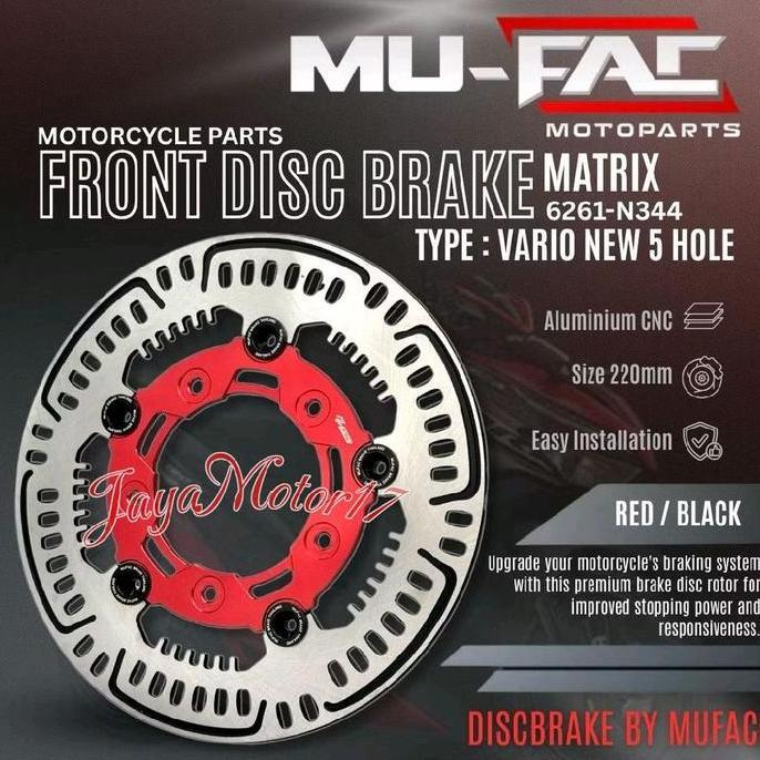 MUFAC Disc Matrix Cakram Depan Vario 150 N344 Lubang 5 Ukuran 220mm motorcycle