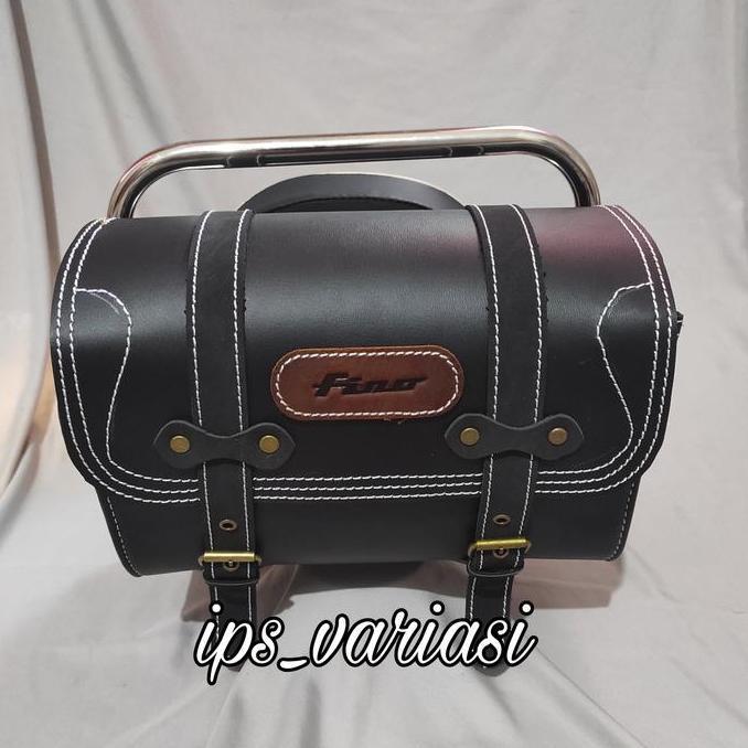 Aksesoris motor fino back rack fino bantalan plus tas aksesories fino
