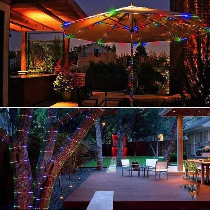 Litcx- (Cod)Lampu Led Strip Hari Kemerdekaan 6 Warna Lampu Hias/Lampu Hias Bendara Hari Nasional/Lam