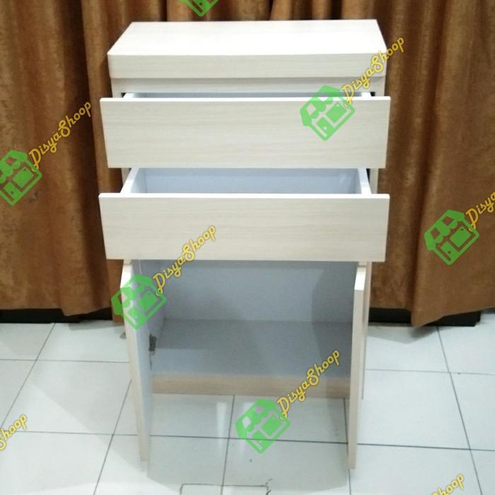 Meja Kabinet Cabinet Aquascape Aquarium 60rx30x95 cm dengan 2 laci