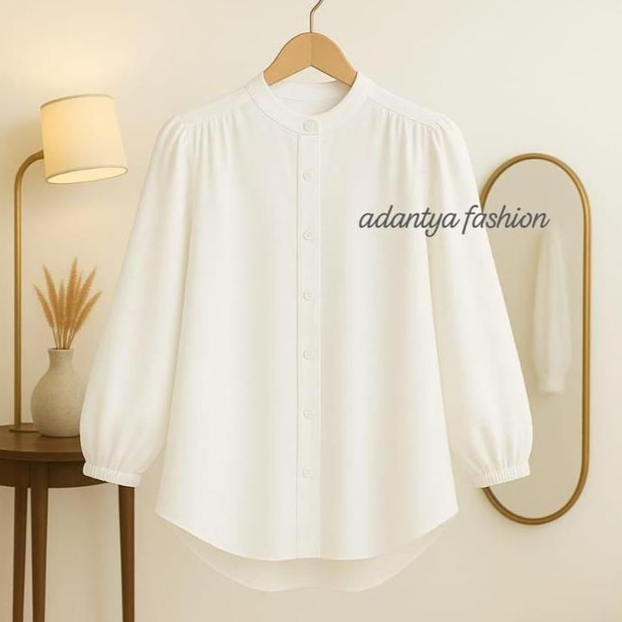 OOTD AMENA BLOUSE KEMEJA WANITA ATASAN WANITA KEKINIAN OOTD