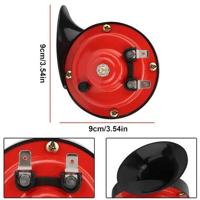 KLAKSON KEONG SINGLE WATERPROOF KLAKSON KEONG MOBIL 12 VOLT 24 VOLT UNTUK MOTOR MOBIL PLUS RELAY PRE