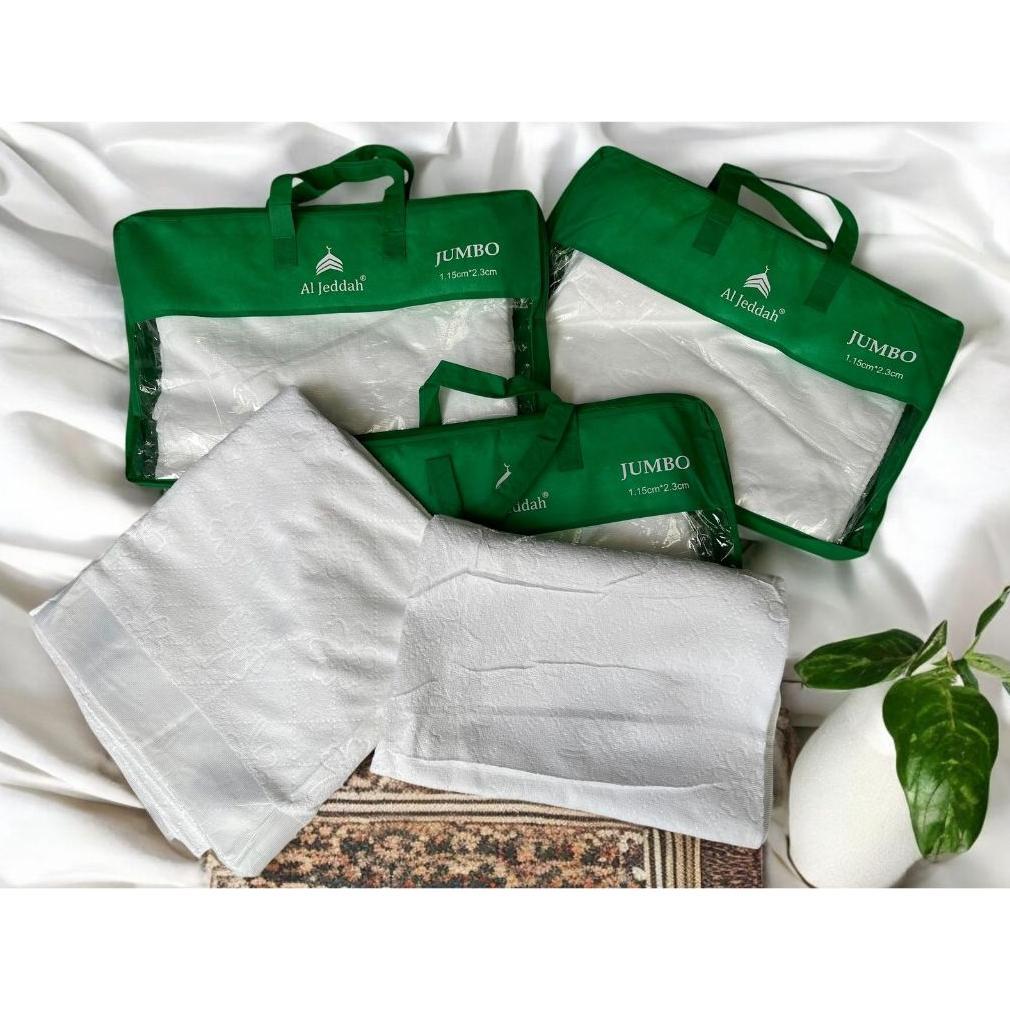 Kain Ihrom Microfiber Al- Jeddah Perlengkapan Haji Umroh Terbaru Harga Grosir Tanah Abang
