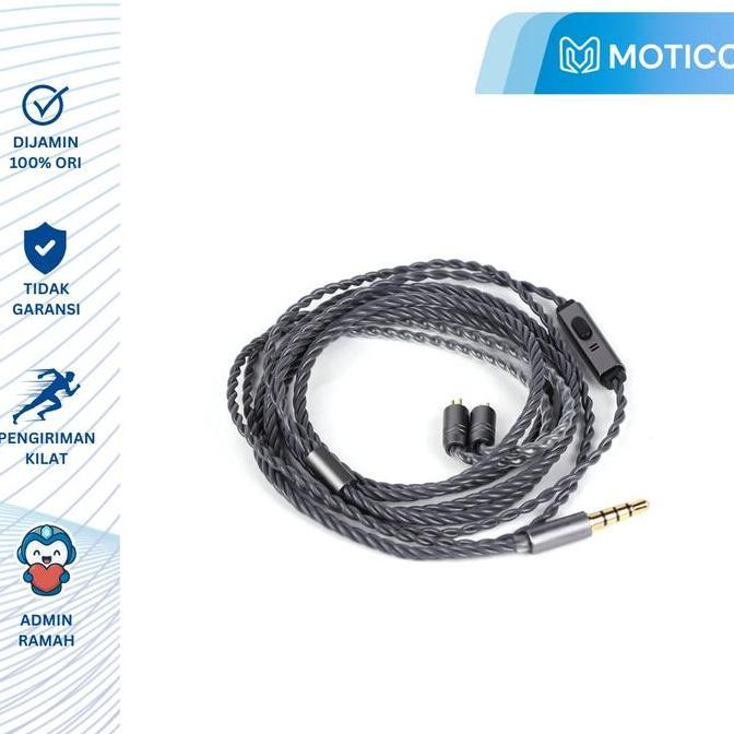 TRIPOWIN GRACE with Mic Silver Plated Copper OFC IEM Upgrade Cable [Terbaik]
