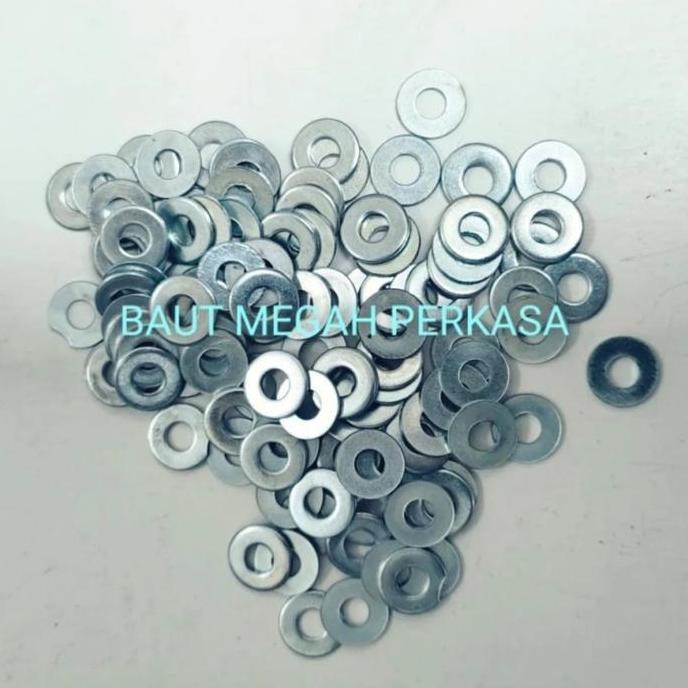 RING PLAT M3 / WASHER PLAT M3 [100 PCS] PREMIUM