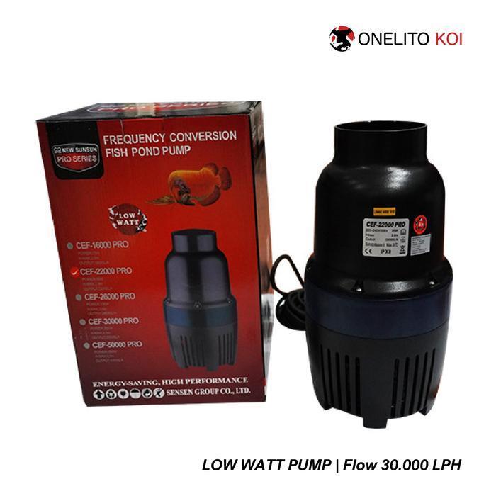 SUNSUN CEF pompa kolam & aquarium low watt
