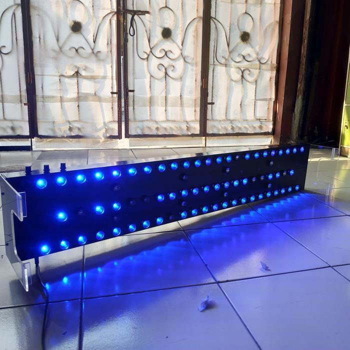 Lampu LED HPL DIY Aquarium Air laut 100cm - 180cm x 20 cm 200watt