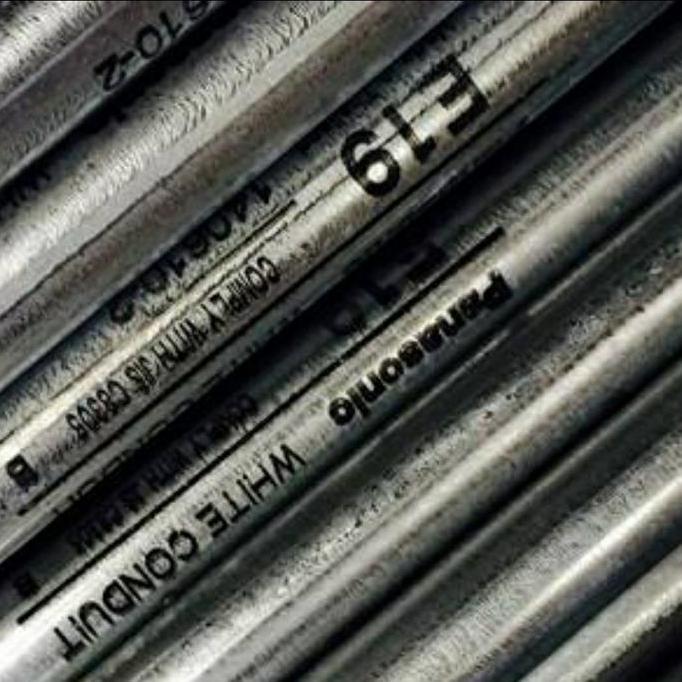 NEW Pipa Conduit E19 Panasonic Steel Pipe Besi E-19 3/4 inch 3/4"