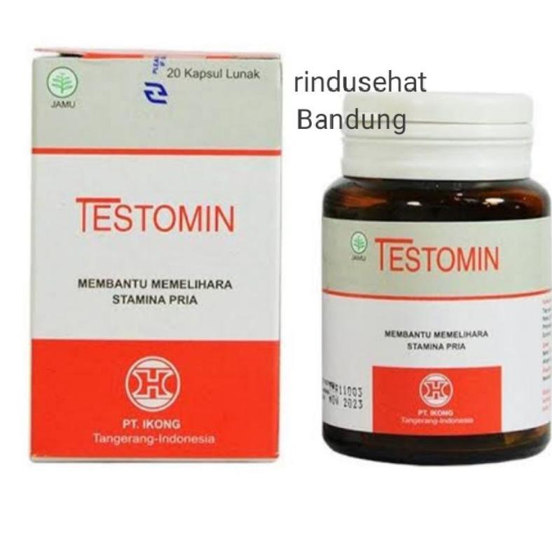 (Terbaru) Testomin H3 20 Kapsul Lunak Stamina Pria Kesuburan Pria Vitalitas (Terlaris)