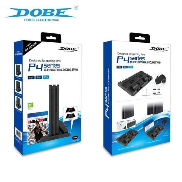 PS4 Slim / PS4 Pro Charger Stand Cooling Fan Vertical Stand