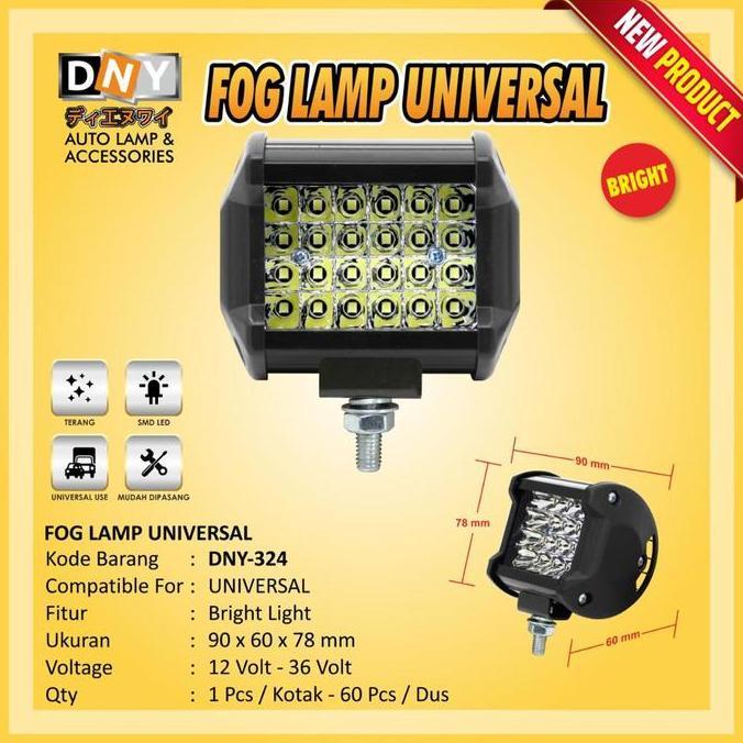 Fog Lamp Universal / Lampu Kabut Universal