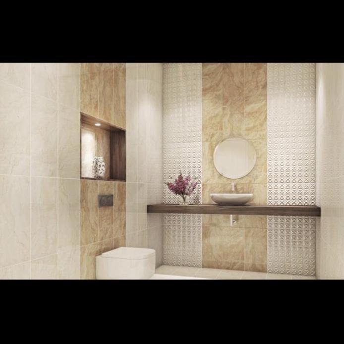 Roman Keramik Dinding W63333R dMarbella crema 60x30 kw 1