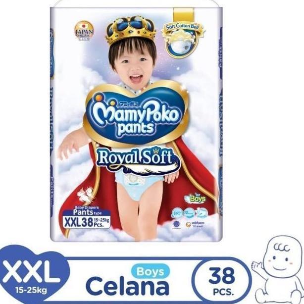 Whoiam- Popok Bayi Mamypoko Royal Soft Celana Xxl 38 Boys Mamypoko Pants Xxl38