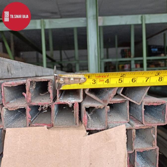 Hollow Besi Galvanis 2 x 2 x 6 Meter 0.7mm / Holo Galvanis 2x2