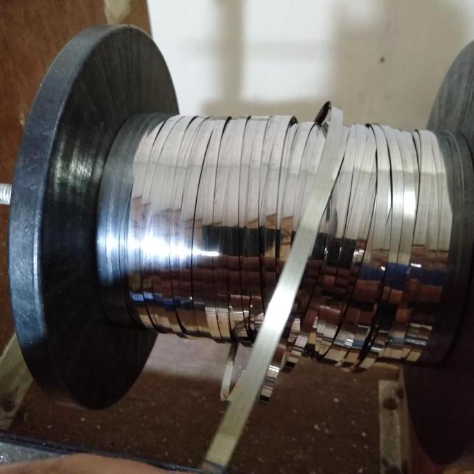 kawat nikelin 0,25 lebar 5 mm panjang 5 meter