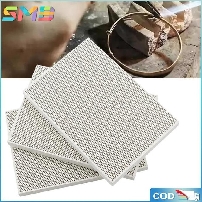 OTNEUDA 14*10 CMHoneycomb Ceramic Soldering Board-Keramik Infrared Gas Burner-Ceramic Burner Plate-K