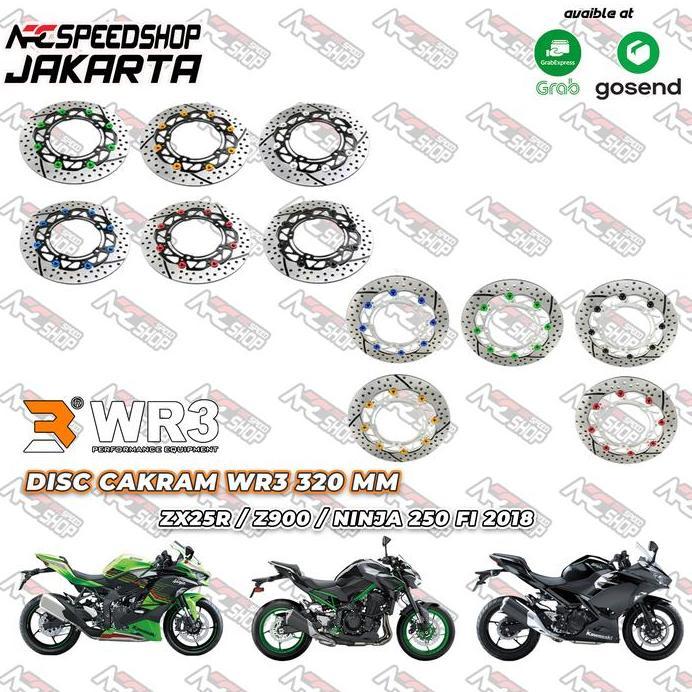 Disc Cakram Piringan Depan WR3 320mm ZX25R ZX25 R ZX 25R Z900