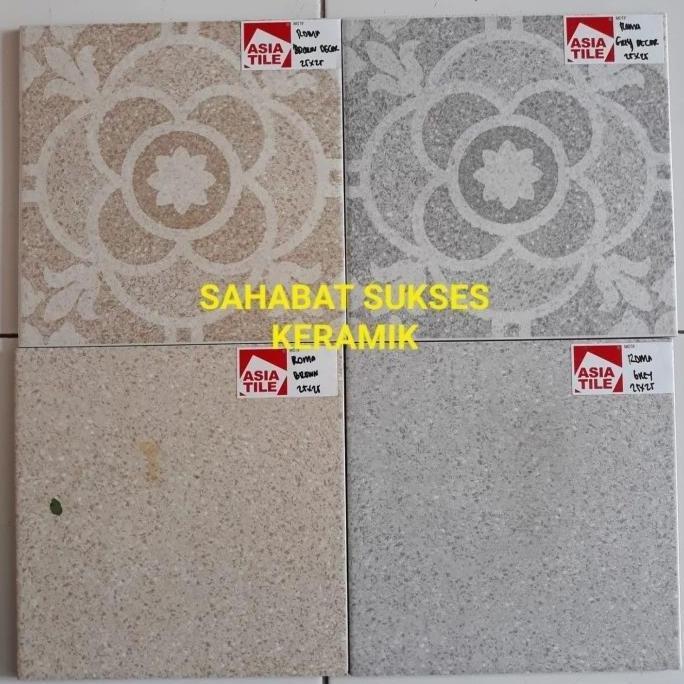 Keramik Kamar Mandi Asia Tile Roma Series 25x25 Kw 1