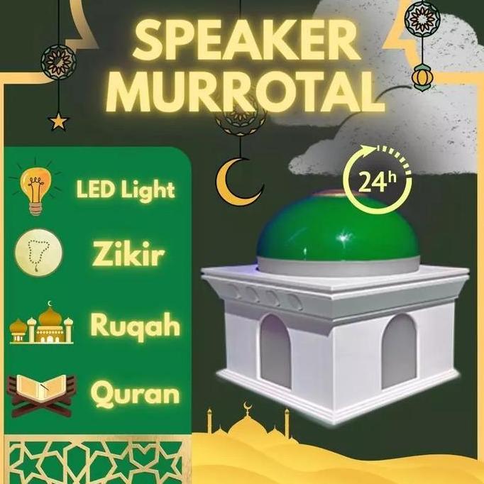 CABBALUS MUROTTAL AL-QURAN BENTUK MUSHOLA MASJID SPEAKER MUROTTAL ALQURAN RUQYAH AYAT SURAH LAMPU TI