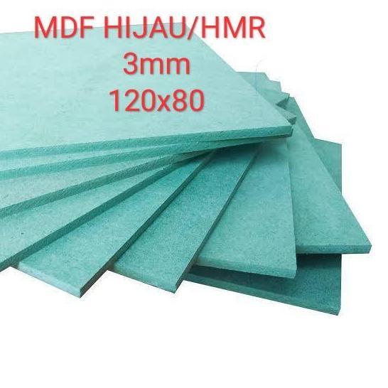 papan MDF hijau/ HMR 3mm (120x80)cm, papan HMR, plywood MDF HMR