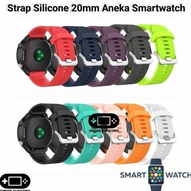 Strap Silicone 20mm Zeblaze Ares Gloryfit Retro Silikon Tali Jam