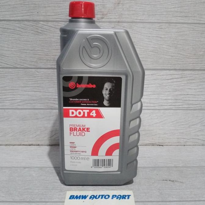 minyak rem Brembo DOT 4 ukuran 1 liter