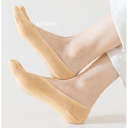 kaos kaki pendek jari JEMPOL wanita INVISIBLE Hidden Socks Kaus Kaki Cewek JJ003