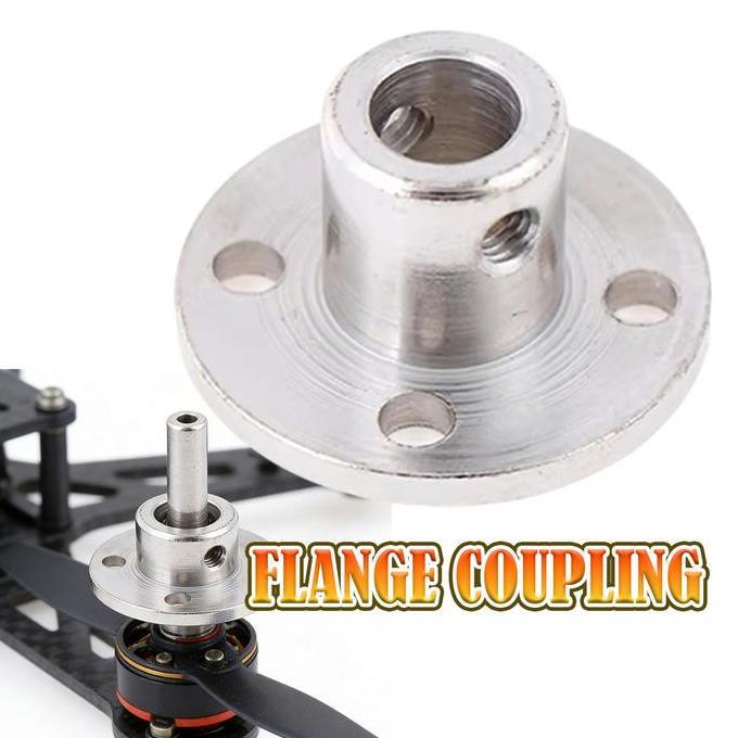 DILEDIU 1PC Hub Poros Baja Braket Sambungan Flange ke roda roda As Motor DC Flange Coupling