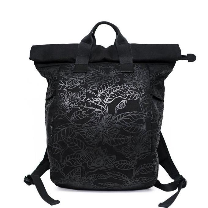 Sackai Symmetria Rolltop Backpack The Analog artwork - black