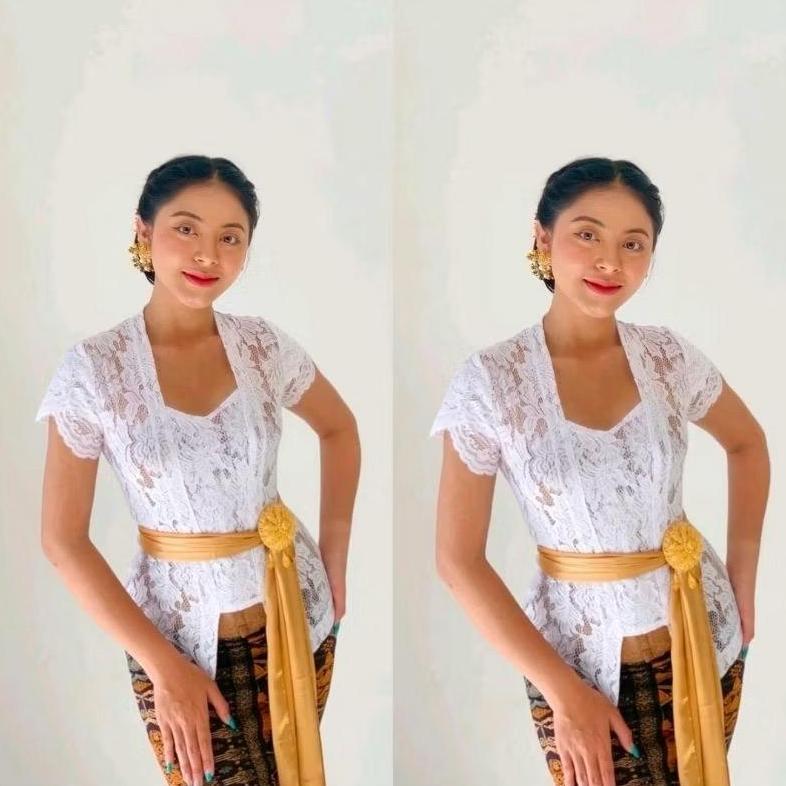 Termurah Atasan Kebaya Modern Jadi Baju Kebaya Bali Sofia Bed Lengan Pendek Lilit Tumpuk Baju Adat K