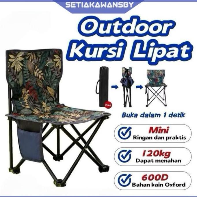 Bivarah - Kursi Lipat Outdoor Kursi Lipat Camping Portable Kursi Lipat Gunung Kursi Lipat Pantai