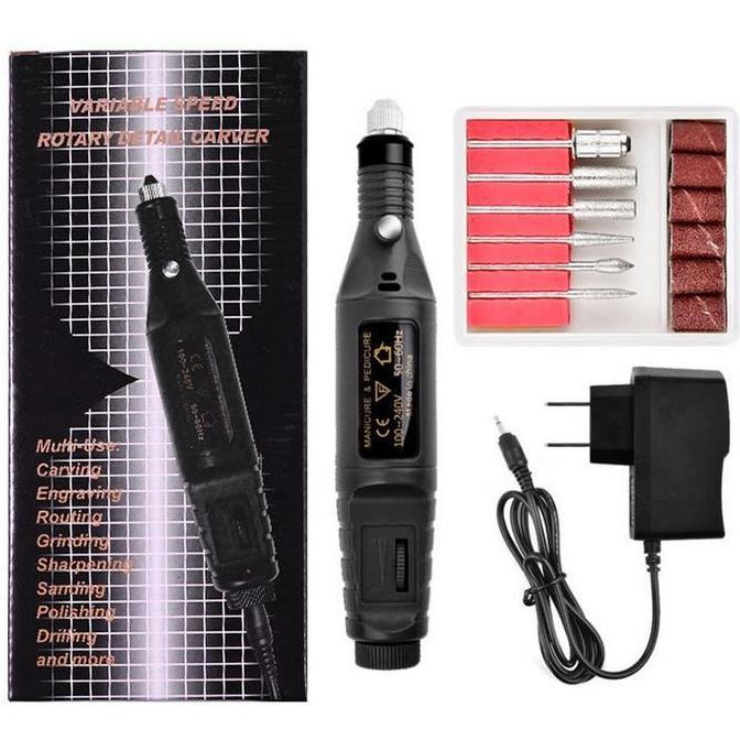 Destrifamel - Bor Mini /mesin Bor Mini/ Mesin Bor Gerinda Mini Drill /Set Mini Grinder/Alat Ukir Gra