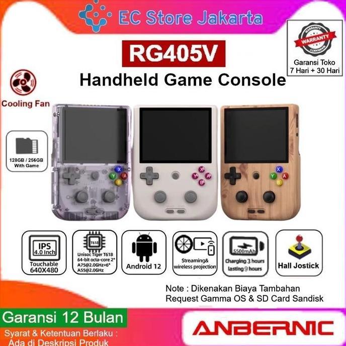 Ivacoss99 - ANBERNIC RG405V Handheld Retro Game Console Android With Fan Cooler