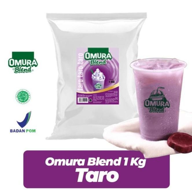 Omura Blend Bubuk Minuman Rasa Taro Powder Drink 1 Kg Omura Powder