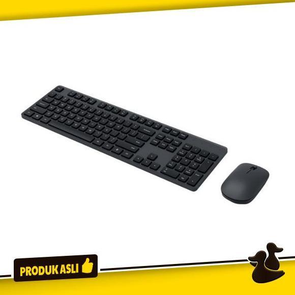 Cod,Bisa- Xiaomi Mi Wireless Keyboard Mouse Combo Set Nirkabel