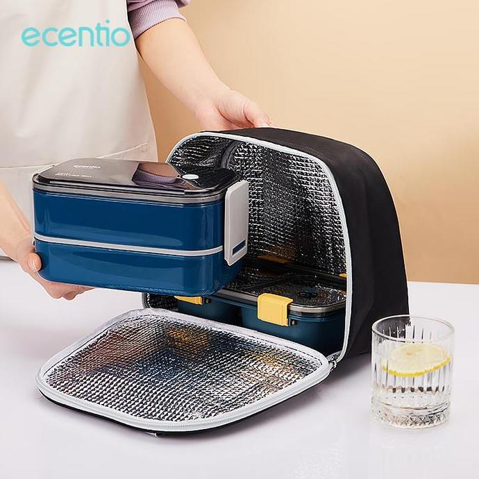 Posizioni- Ecentio Lunch Cooler Bag Tas Bekal Lucu Tas Lunch Box Bag