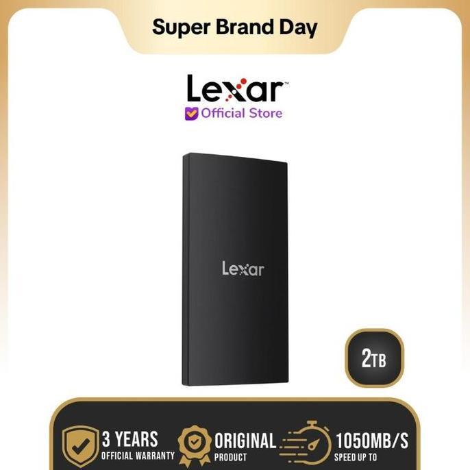 Lexar SL300 SSD External Portable 2TB - 2 TB USB-C 3.2